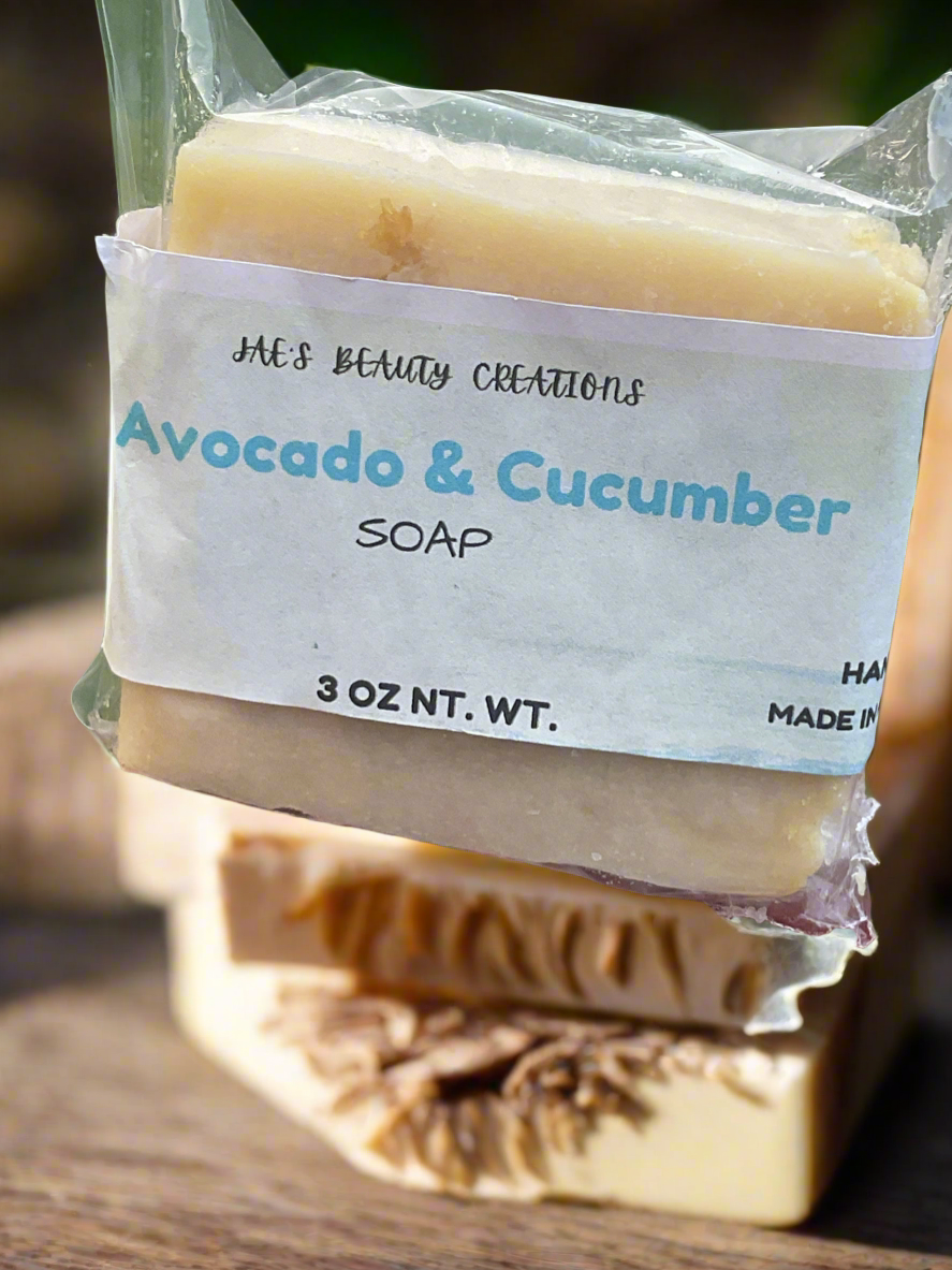 Avocado and Cucumber soap