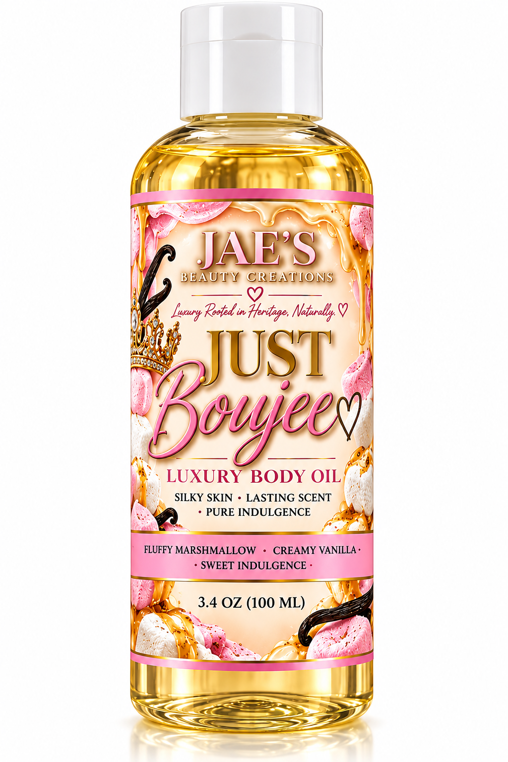 Just Boujee Luxury Body Oil 4oz body