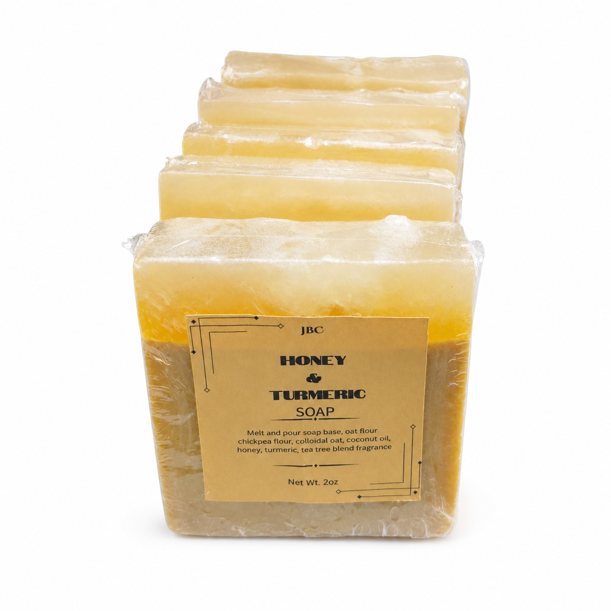 Honey and Turmeric Soap Bundle (6bars)