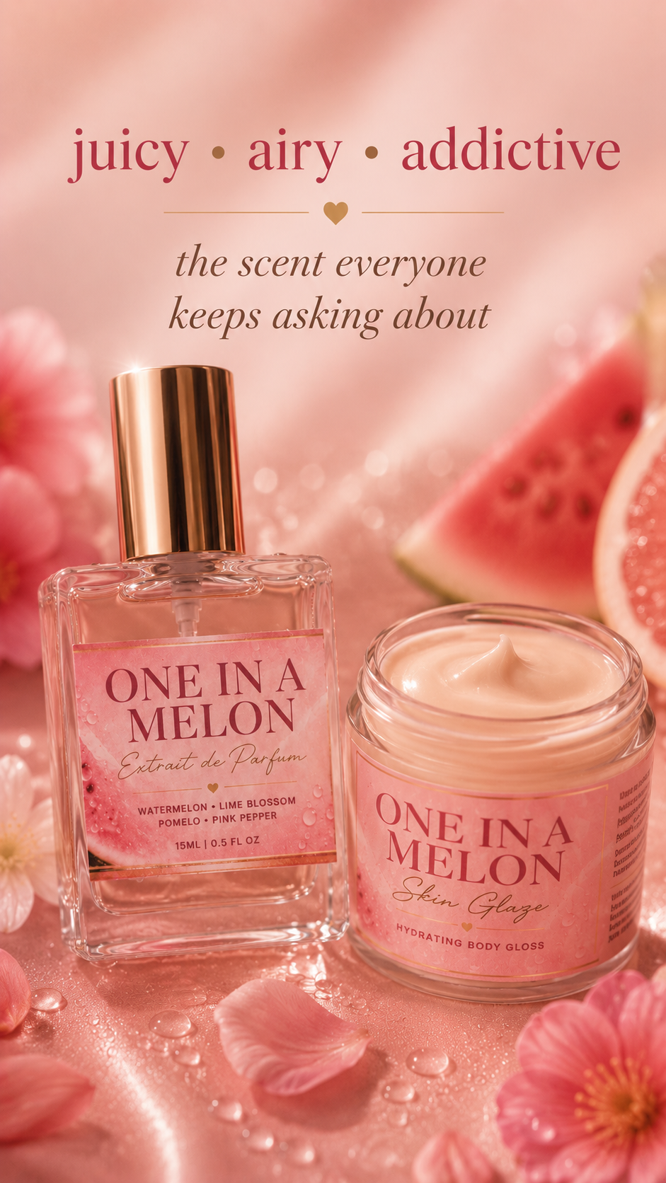 ONE in a MELON skin glaze
