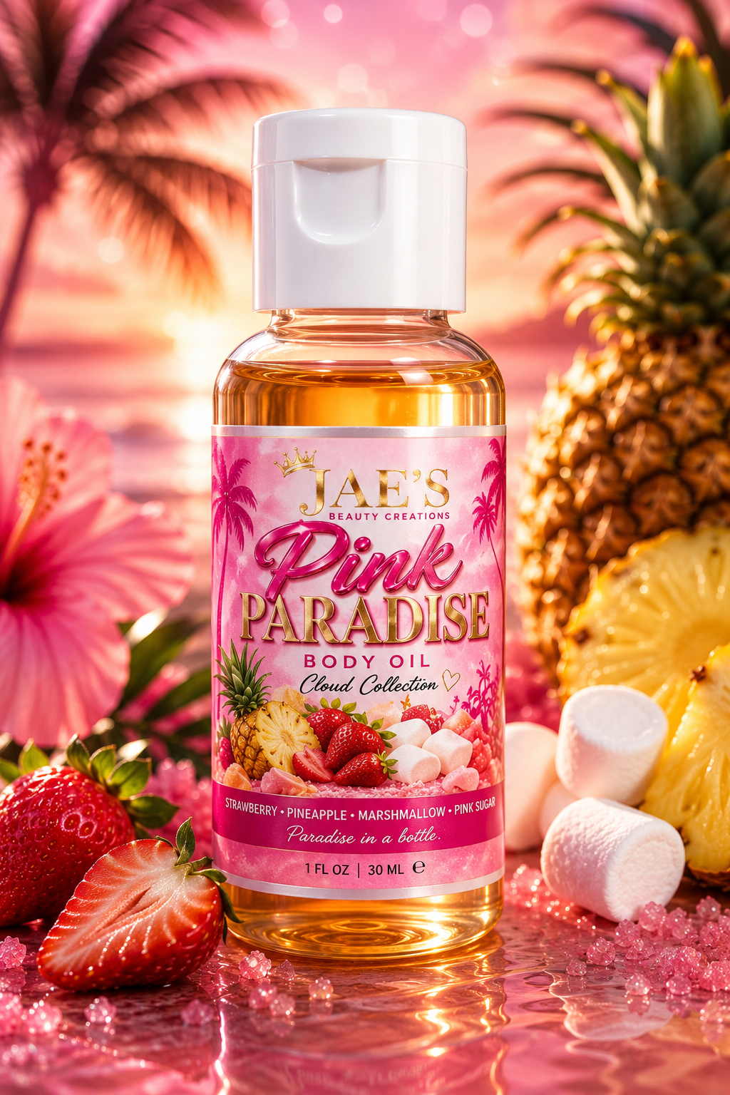 Pink Paradise Body Oil