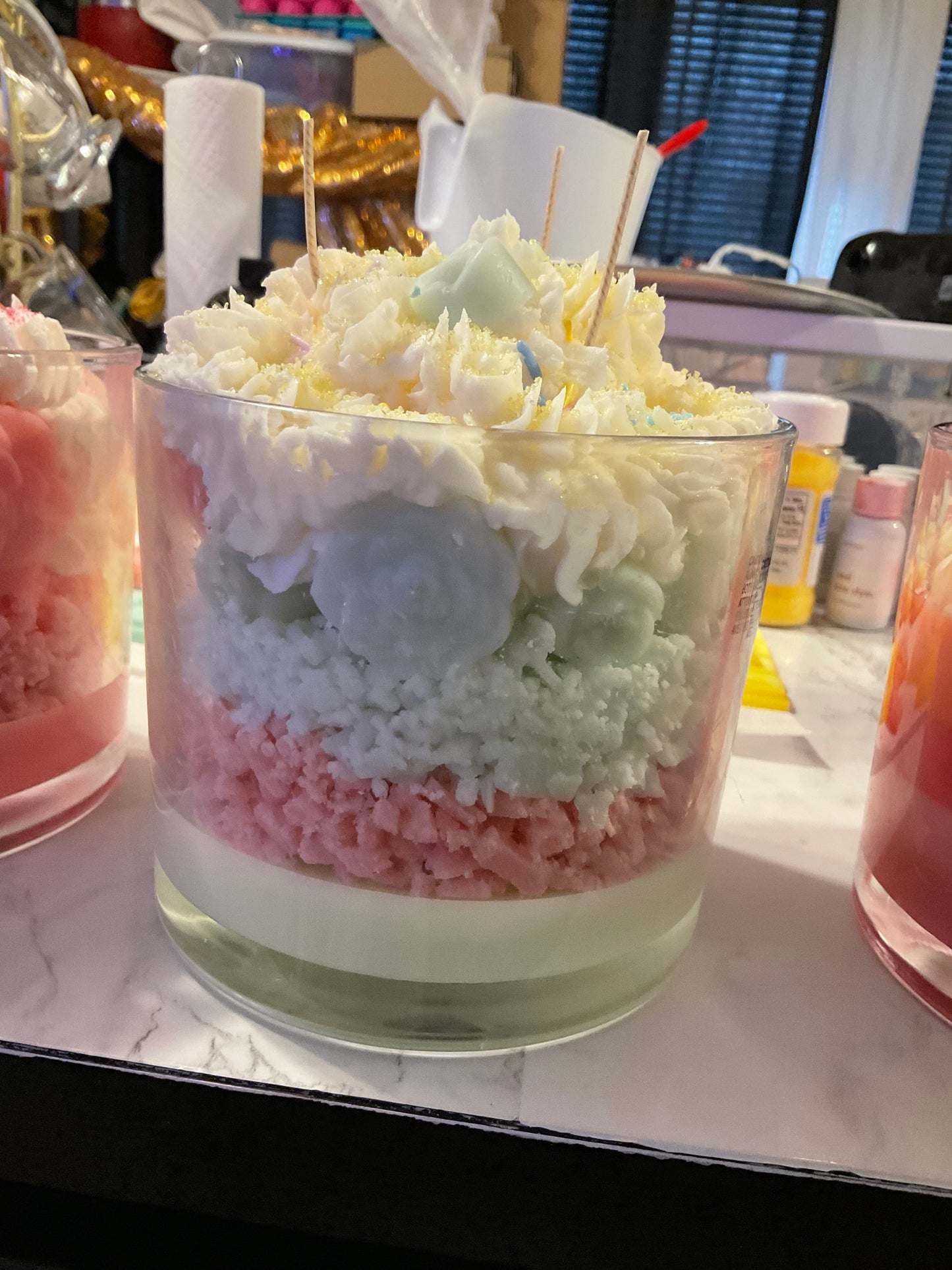 Candle Cake Frosted in Time Candle Co.