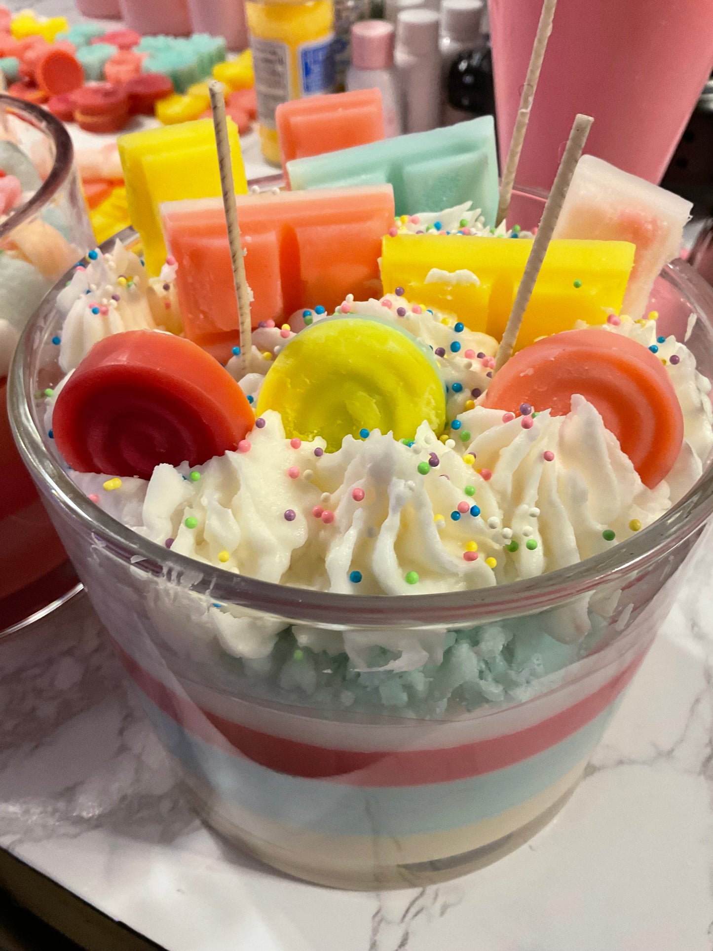 Candle Cake Frosted in Time Candle Co.