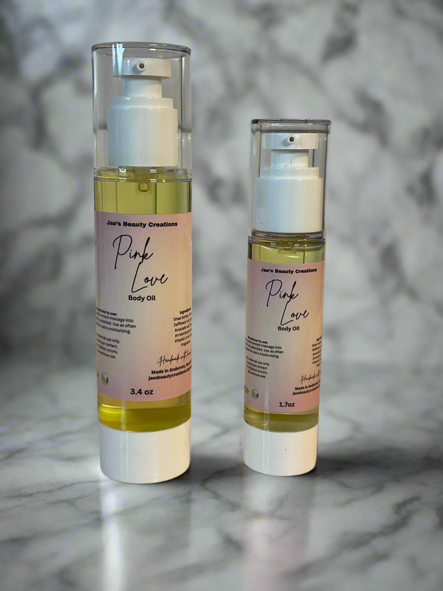 Pink Love body oil
