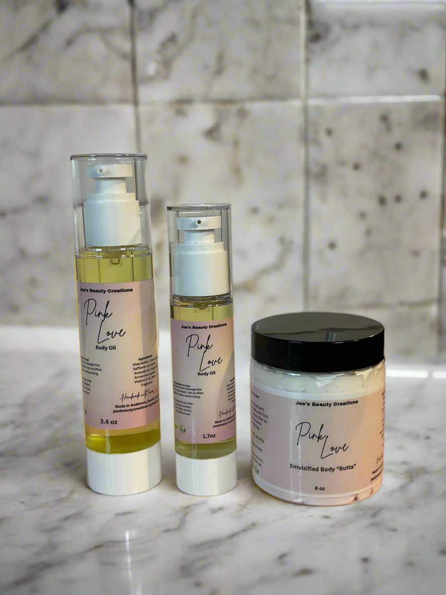 Pink Love body oil