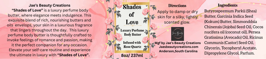 Shades of Love luxury perfume body oil