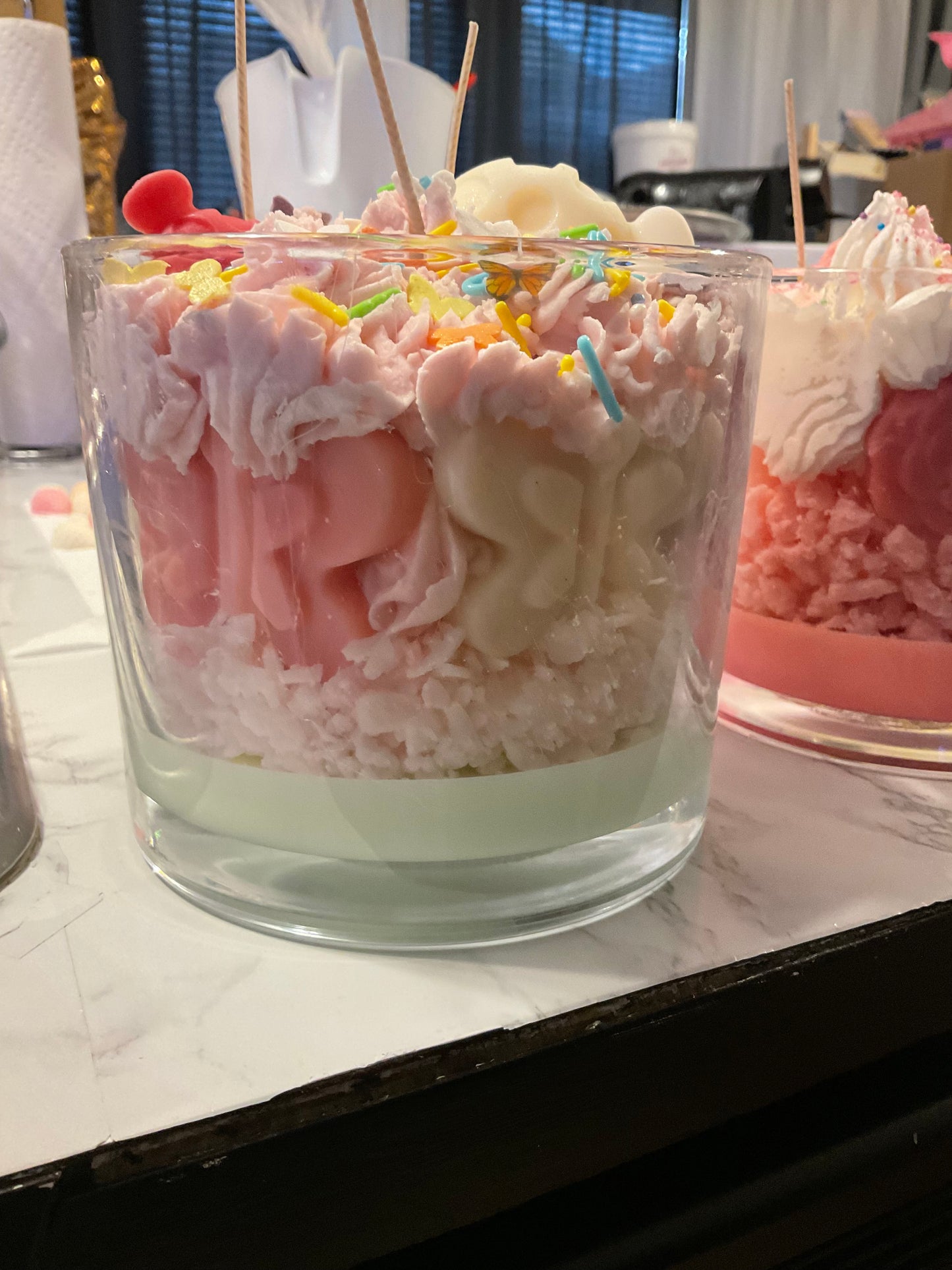 Candle Cake Frosted in Time Candle Co.