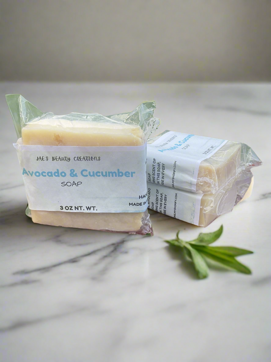 Avocado and Cucumber soap