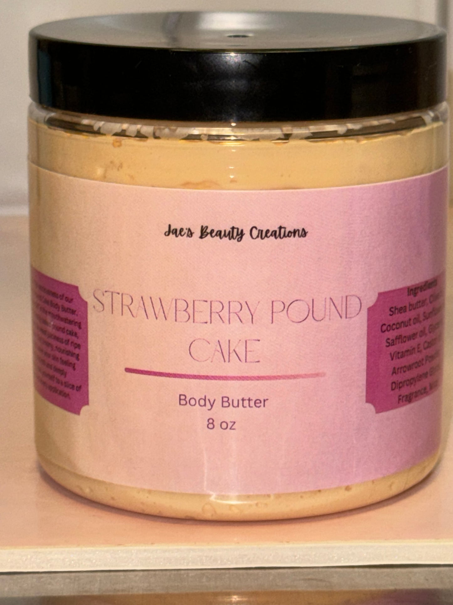 Strawberry Pound Cake body butter