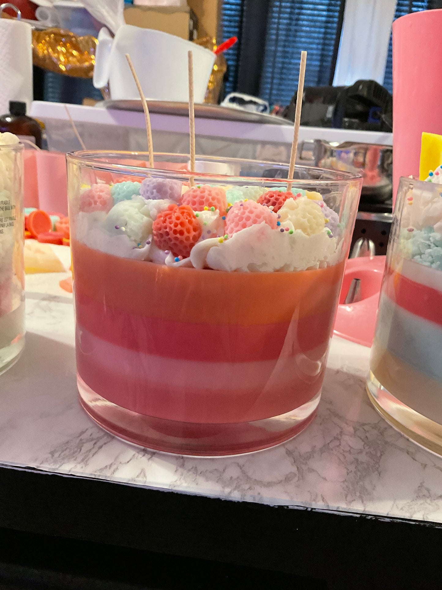 Candle Cake Frosted in Time Candle Co.