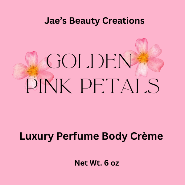 Golden Pink Petals Body Cremé