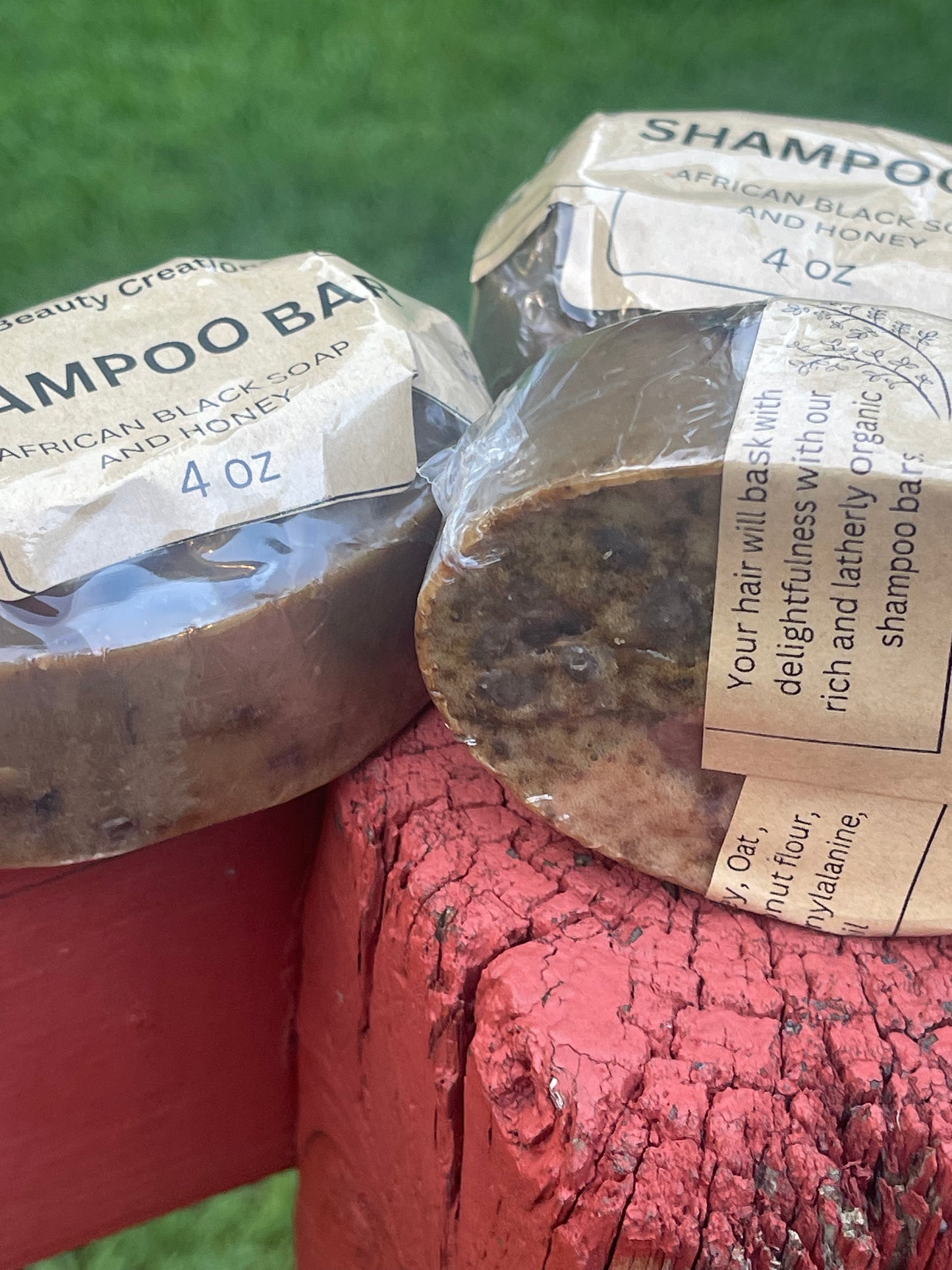 African Black soap Shampoo Bars