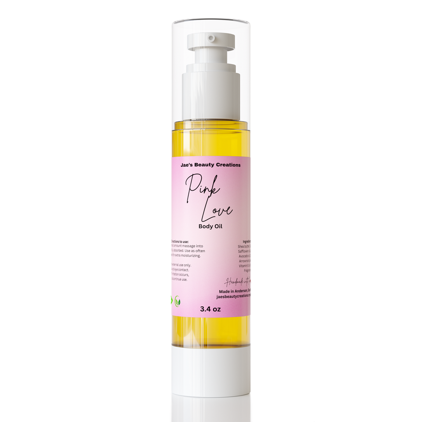 Pink Love body oil
