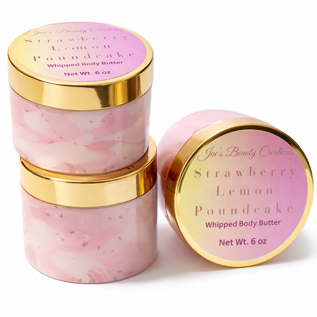 Strawberry Lemon Poundcake Whipped Body Butter