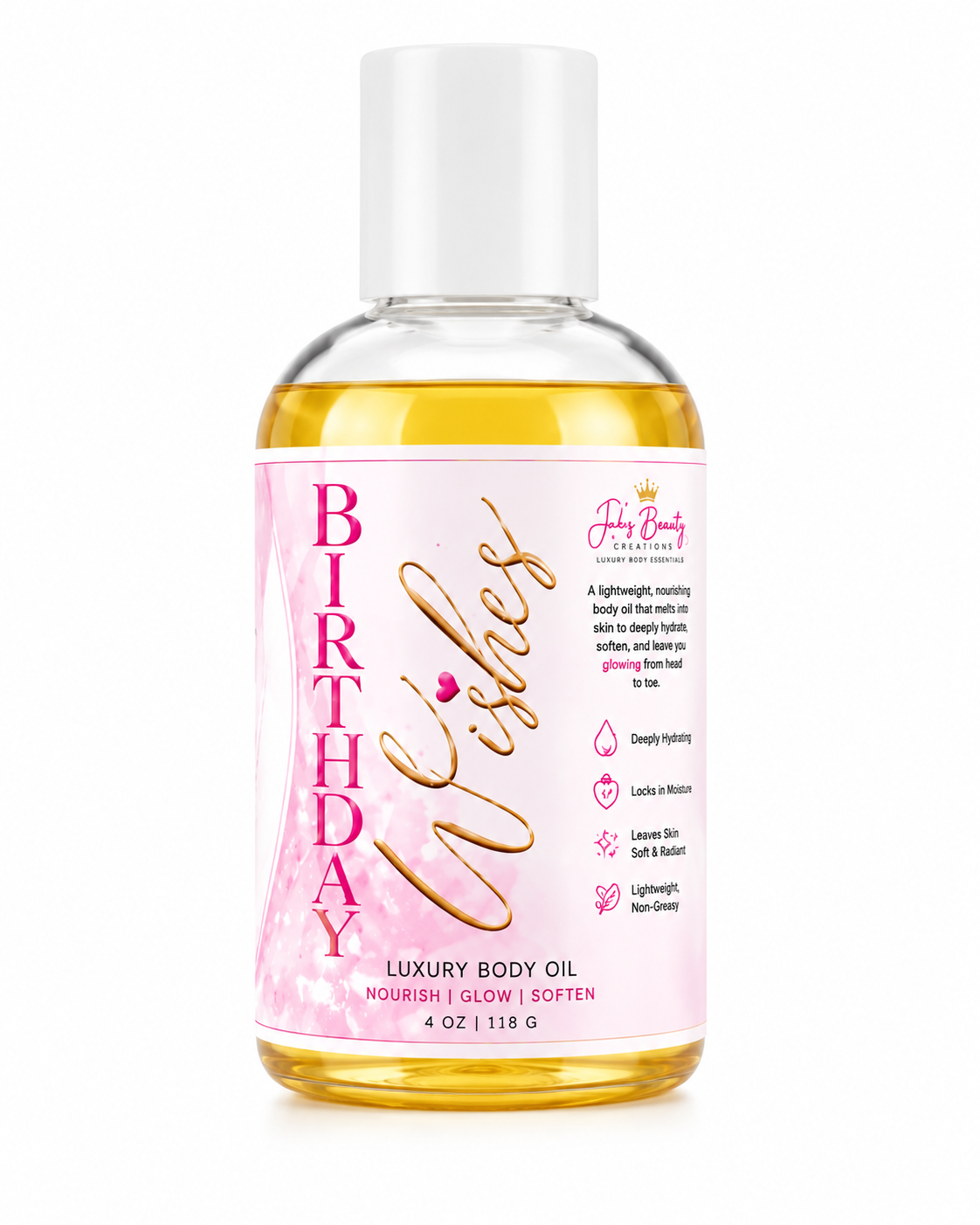 Birthday Wishes Luxury Body Oil 4oz