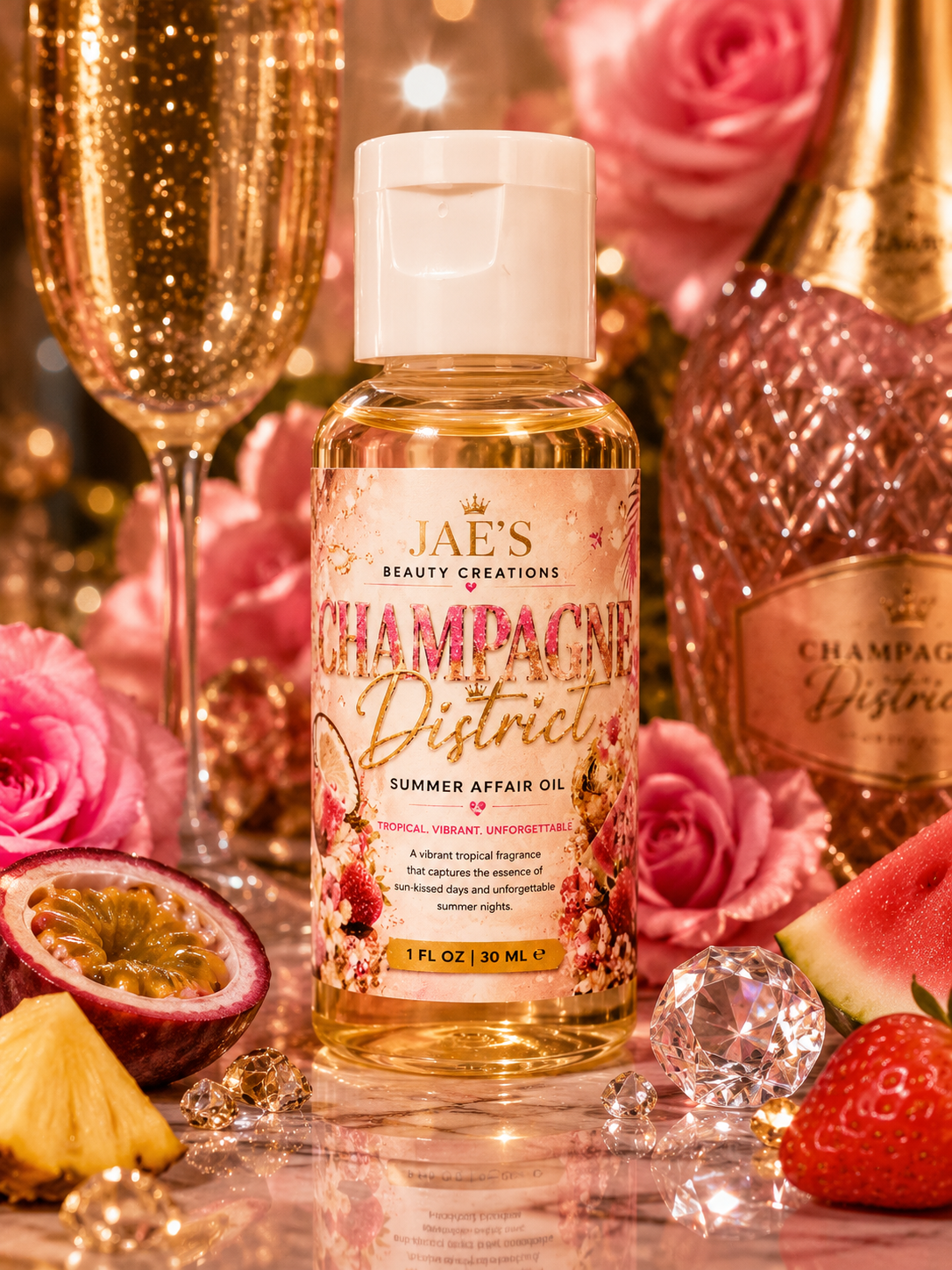Champagne District Body Oil inspired by Summer Affair