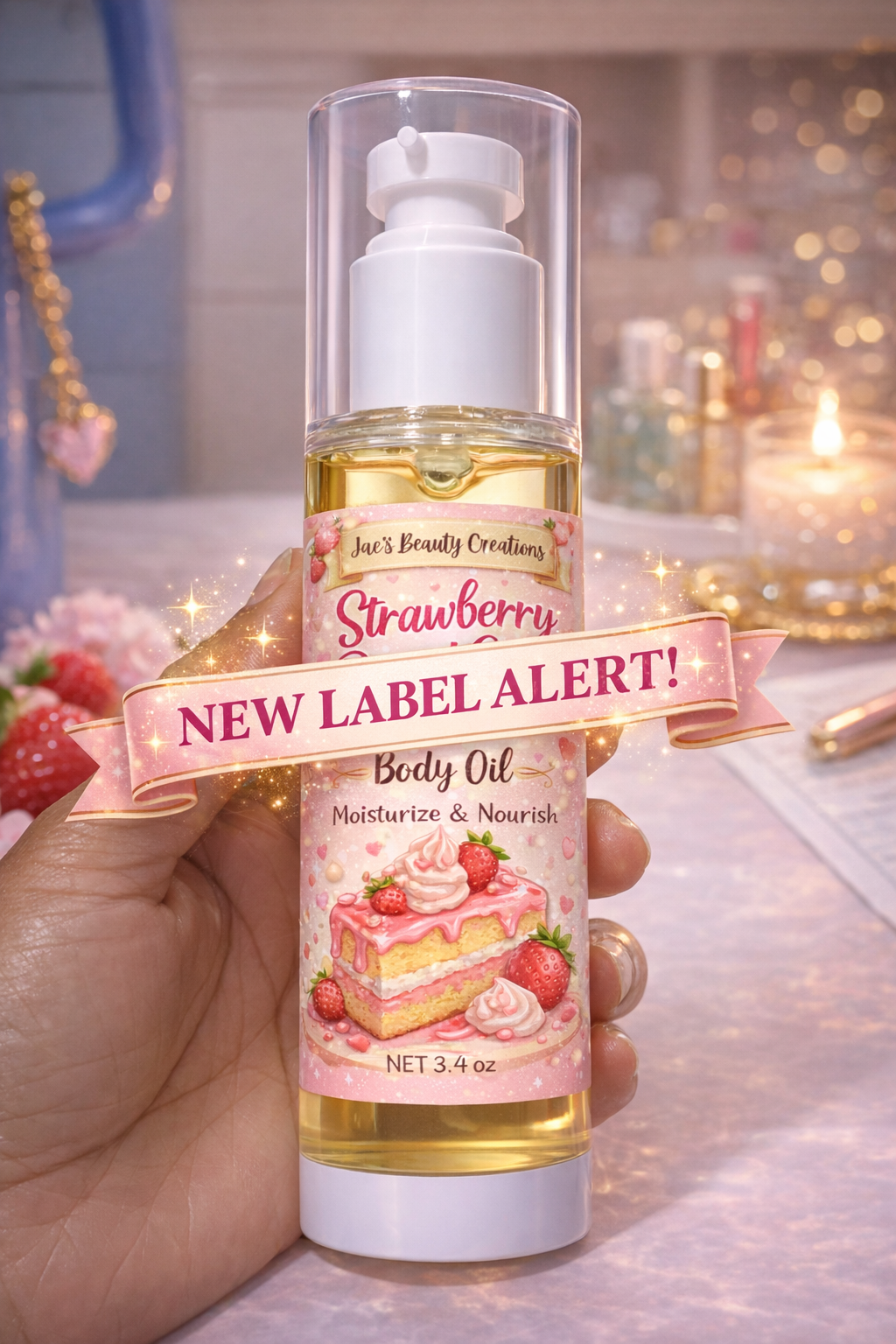 Strawberry Pound Cake body oil