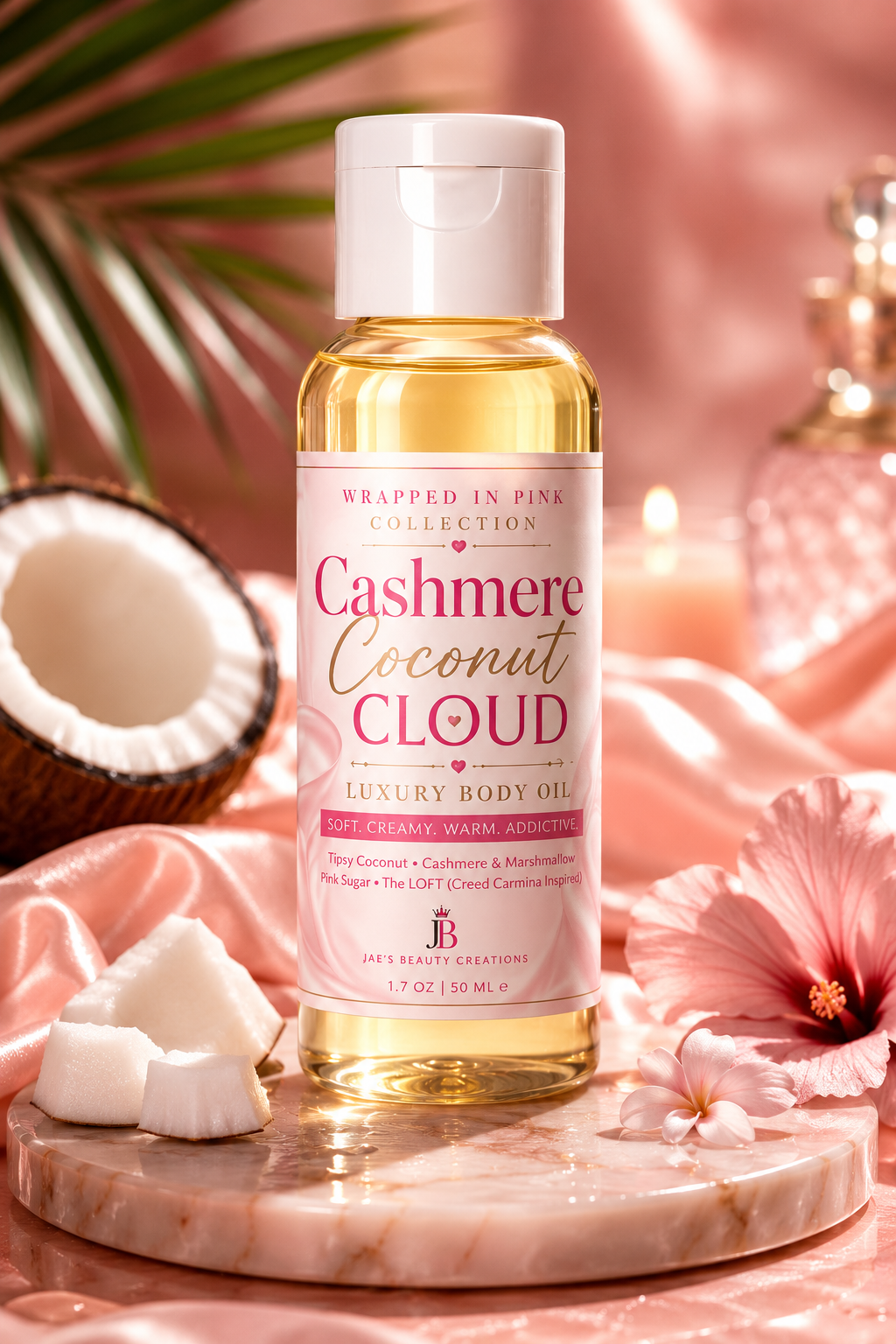 Cashmere Coconut Cloud luxury Body Oil