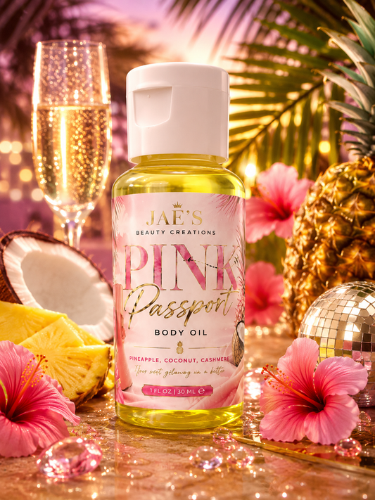 Pink Passport body oil