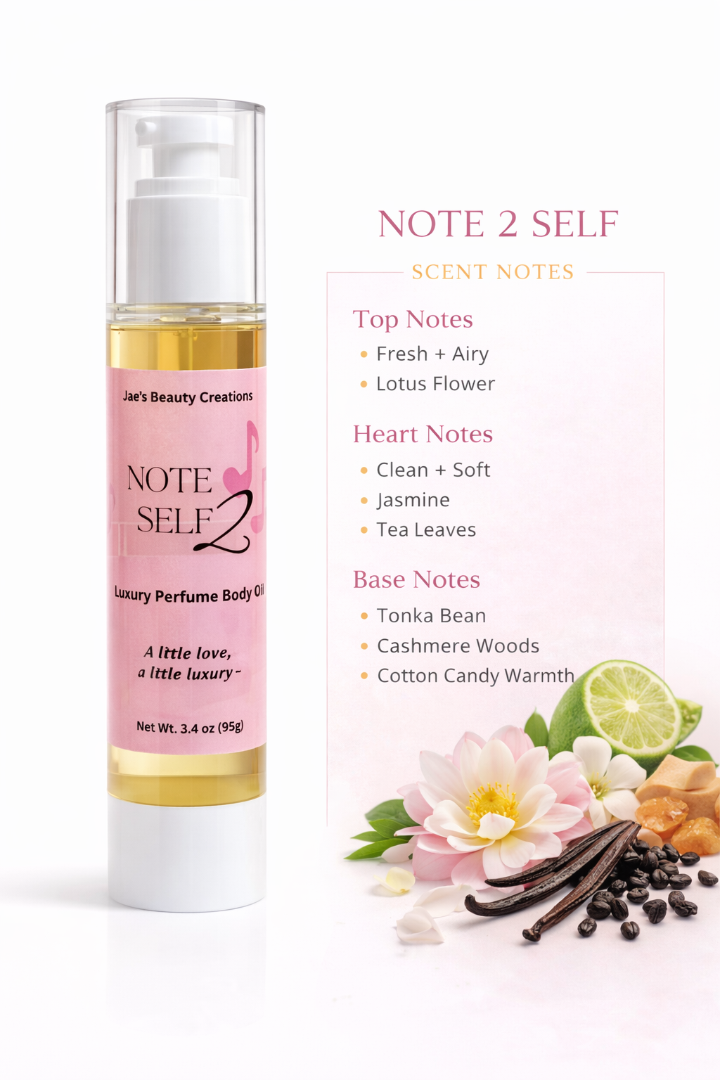 Note 2 Self body oil