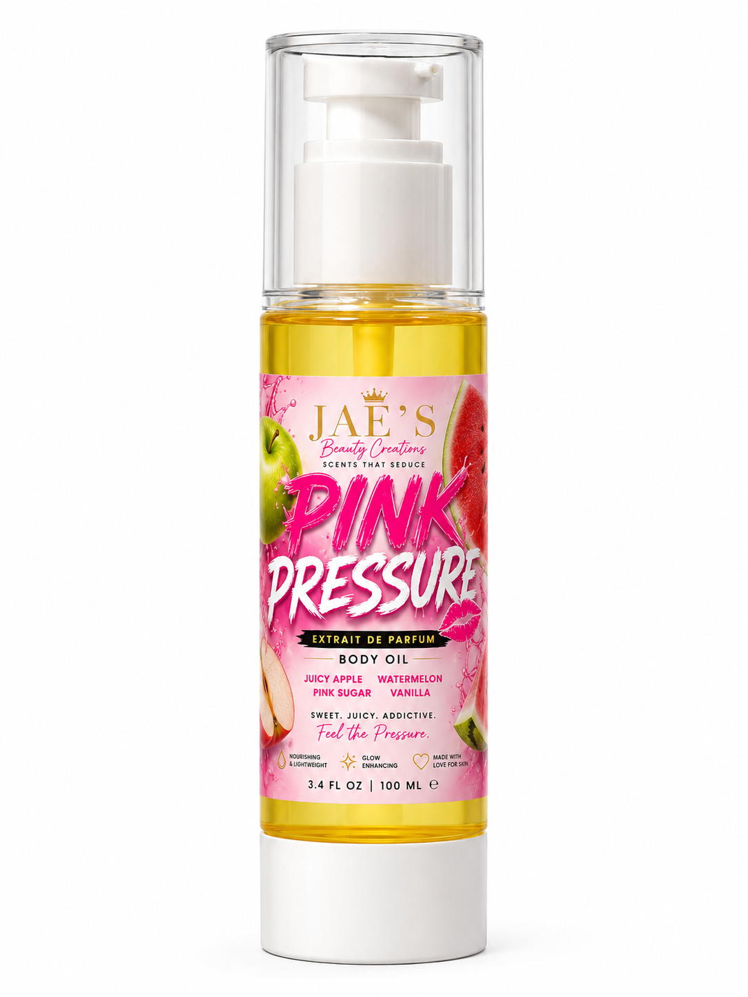 Pink Pressure body oil