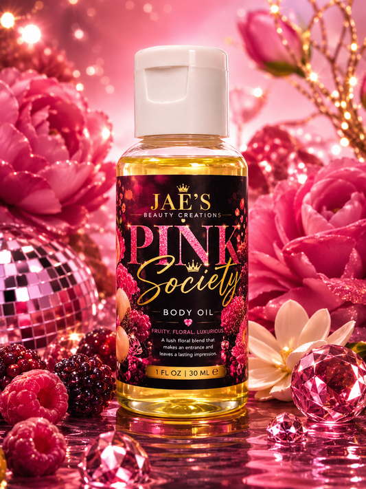 Pink Society Body Oil inspired by Angel Nova