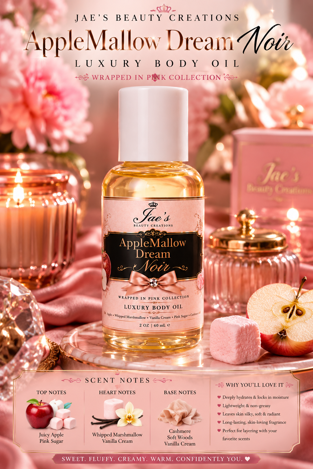 AppleMallow Dream Noir body oil