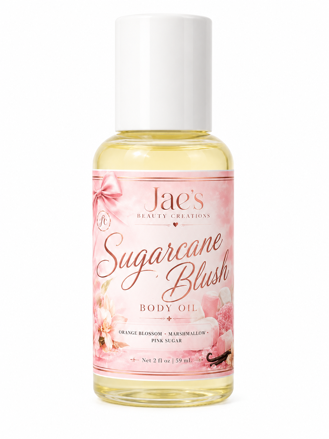 Sugarcane Blush luxury body oil