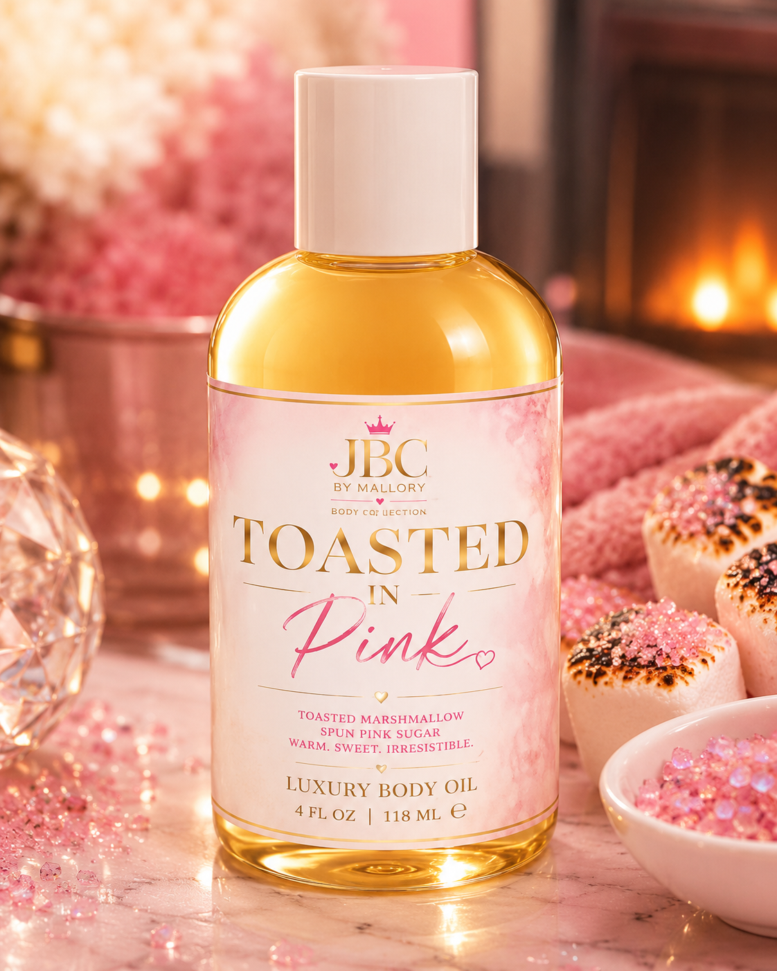 Toasted in Pink luxury body oil