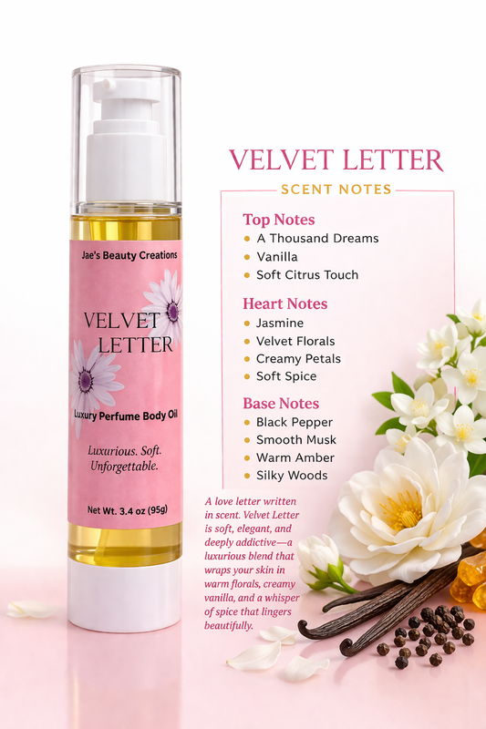 Velvet Letter Body oil