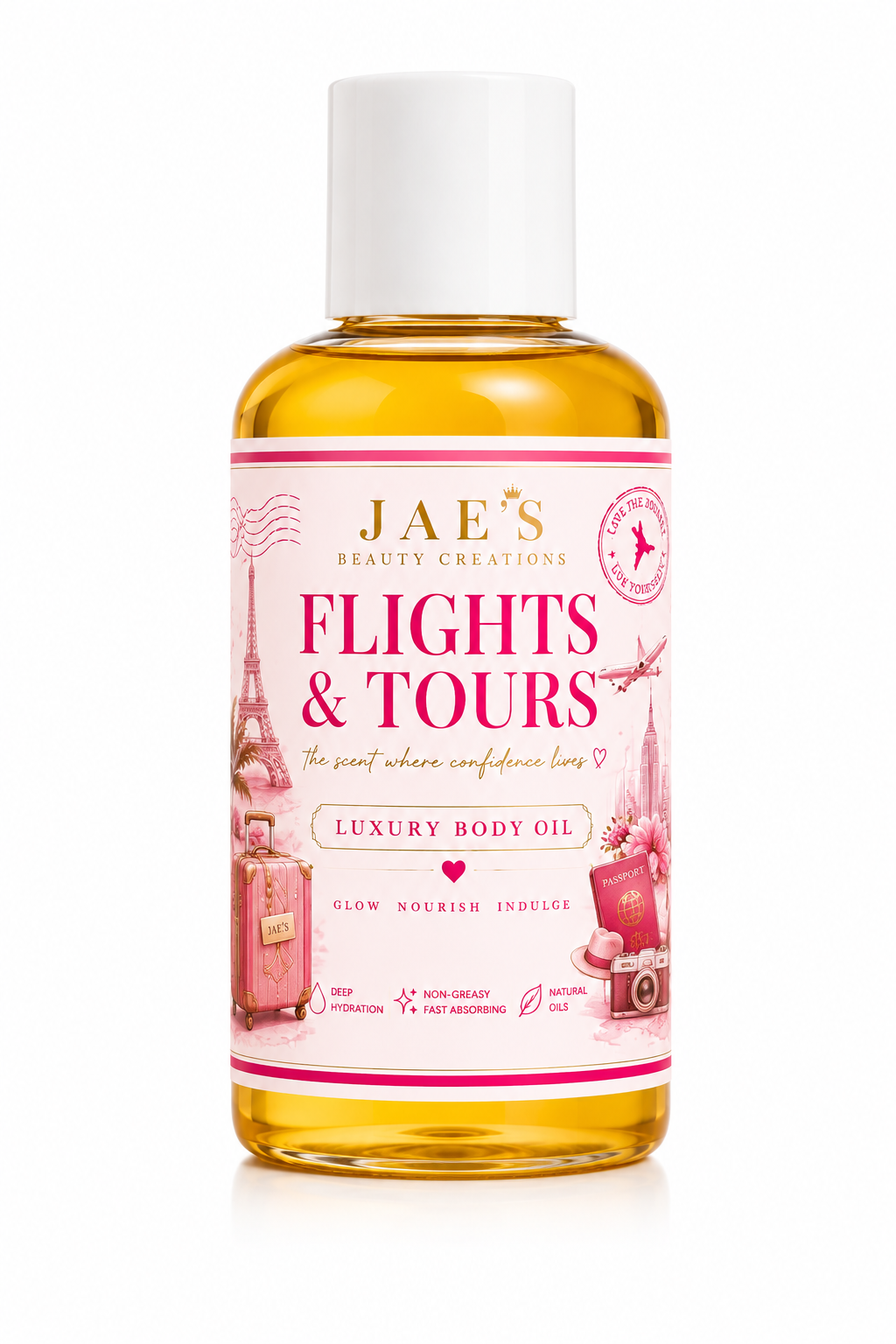 Flights & Tours Body Oil
