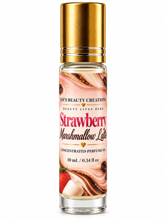 Strawberry Marshmallow Latte™ Concentrated Perfume Oil – 10 mL Roll-On